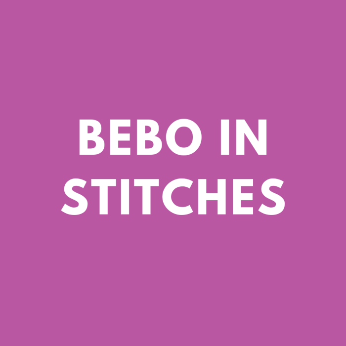 Bebo in Stitches